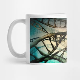 DNA molecules, illustration (C027/5810) Mug